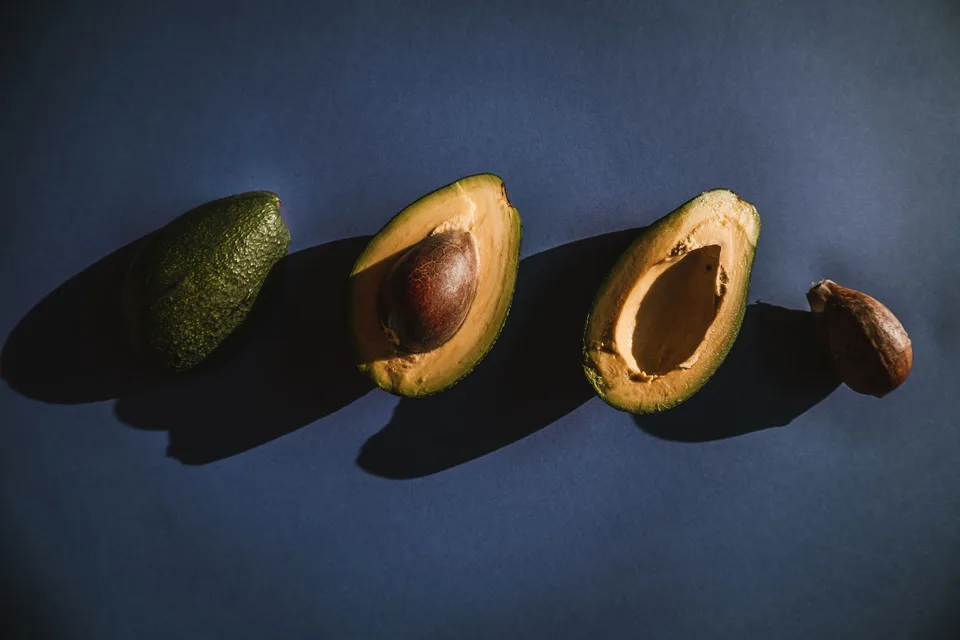 Avocats coupés en deux